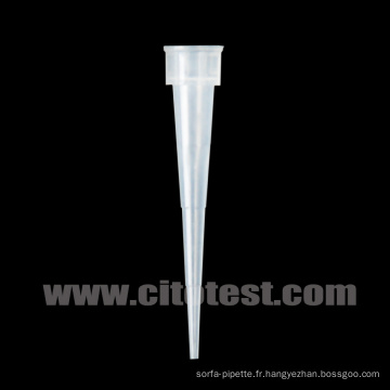 Embouts de pipette en plastique pour le type Gilson